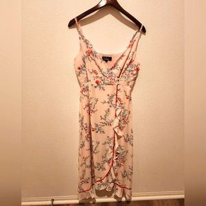 L Pink floral dress